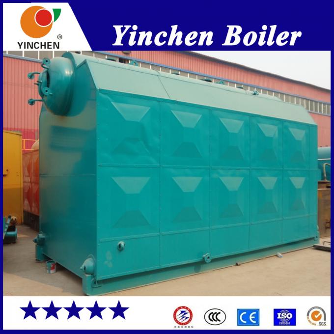 Yinchen ماركة البخار الناتج 4-20 طن / ساعة SZL سلسلة مزدوجة طبل حرق الفحم المرجل