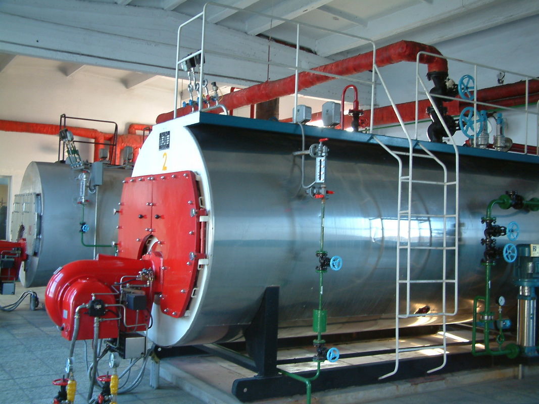 Corrugated Furnace Oil Fired Steam Boiler , High Efficiency Natural Gas Steam Boiler